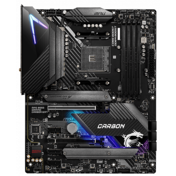 

Материнська плата MSI MPGB550GAMING CARBON WIFI (sAM4, AMD B550, PCI-Ex16)
