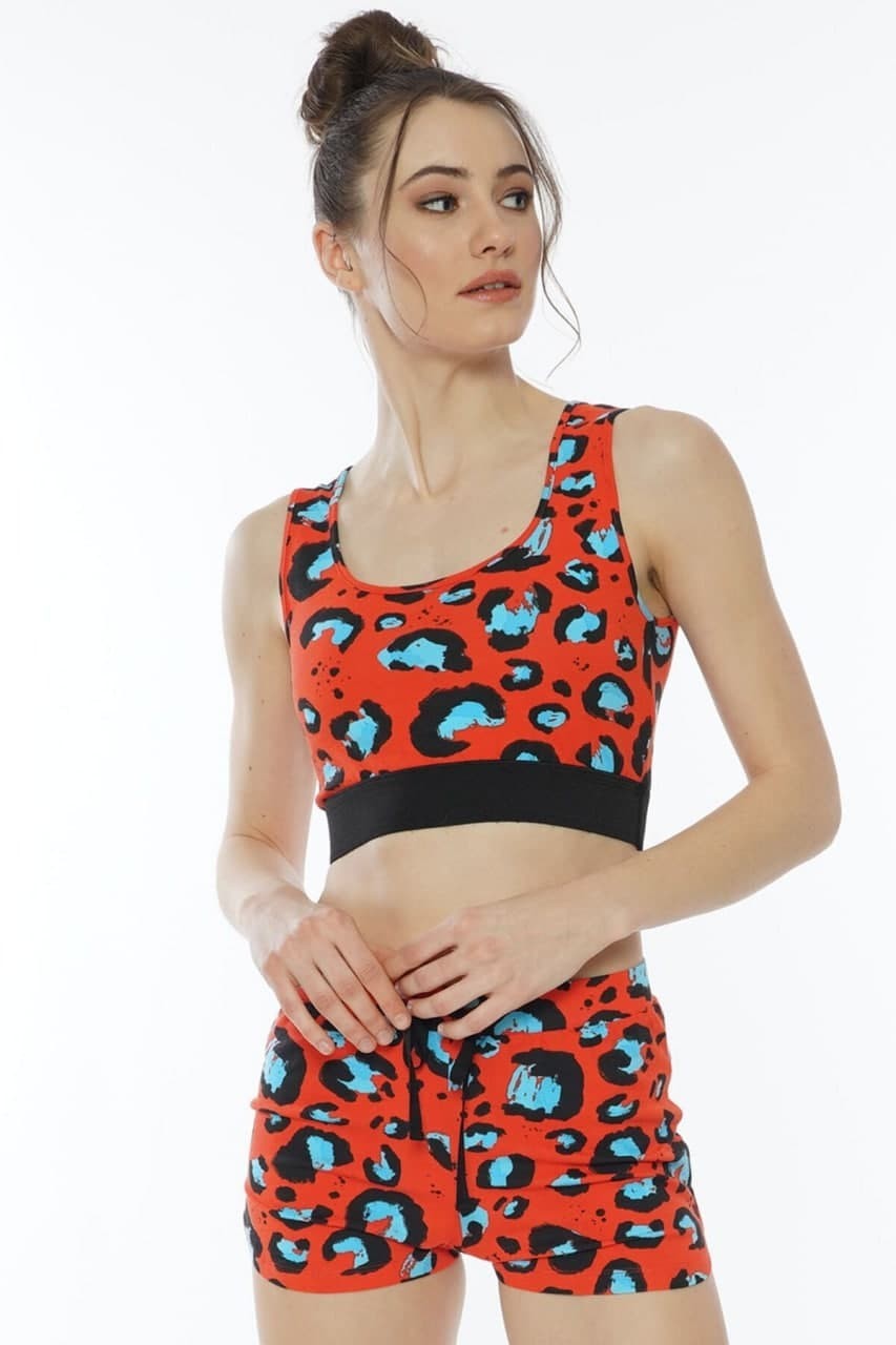 

Комплект топ и шорты Vienetta  оранжевый 121744, Комплект топ и шорты Vienetta S оранжевый 121744