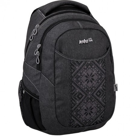 

KITE Рюкзак школьный подростковый 30x21x45см Take'n'Go темно-серый