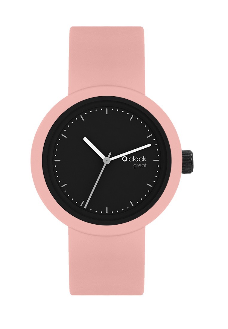

Годинник O bag O clock Great M Чорний/Пудра Oclock3816