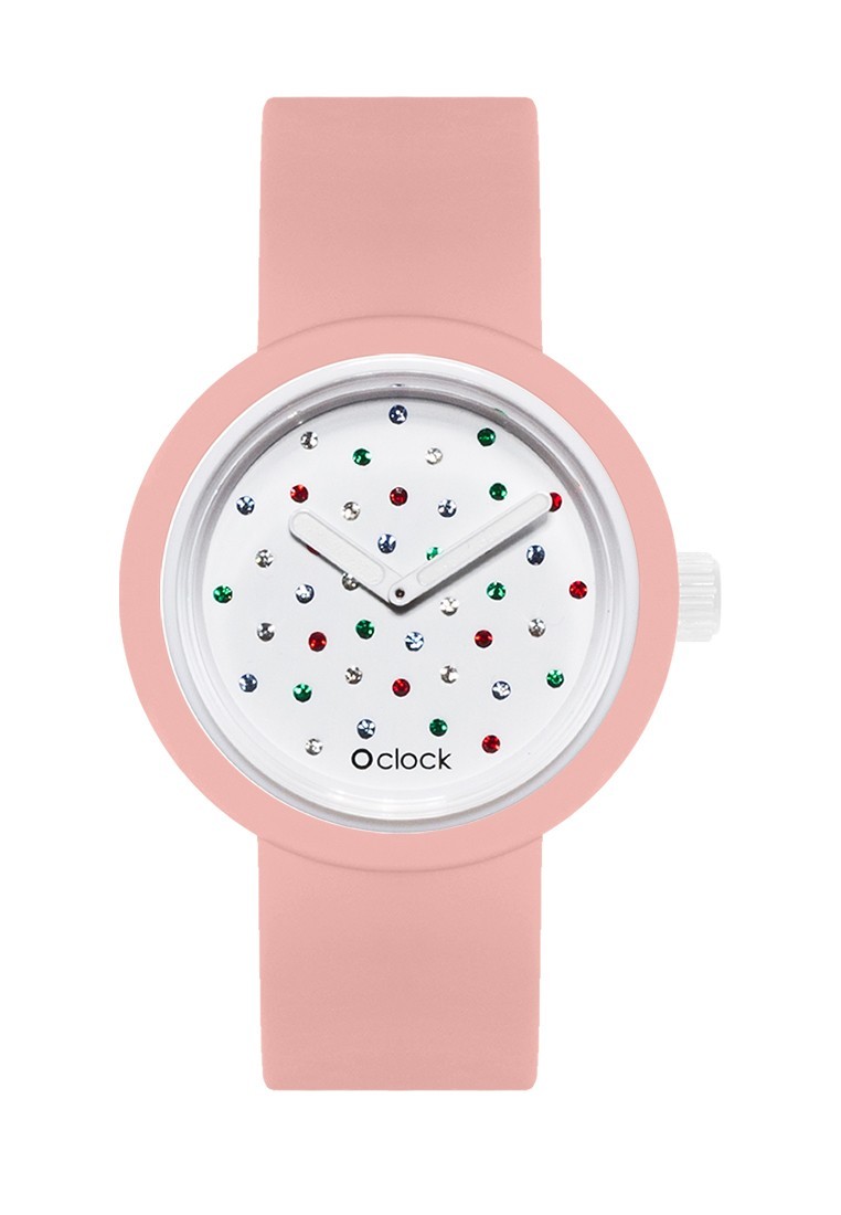 

Часы O bag O clock M Белый, Пудра Oclock3621