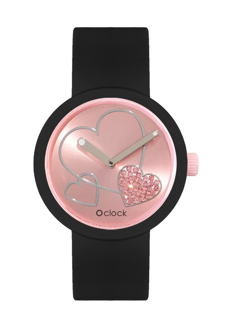 

Годинник O bag O clock S Пудра/Чорний Oclock3680