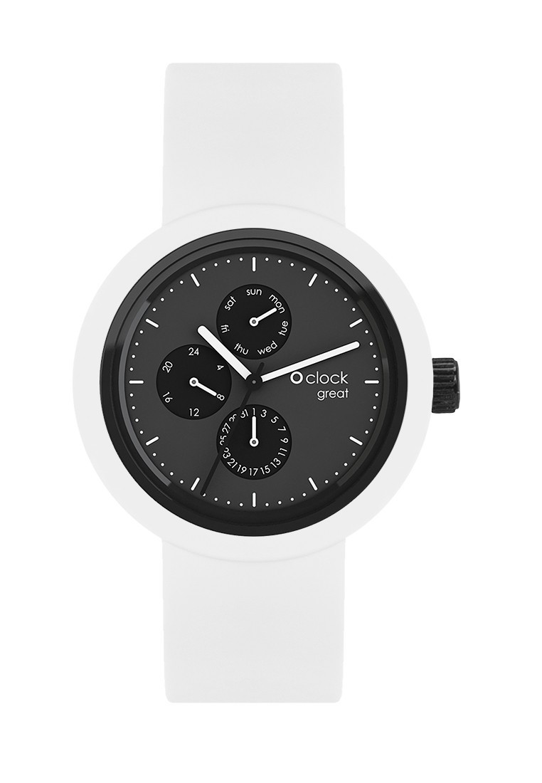 

Годинник O bag O clock Great M Чорний/Білий Oclock3925