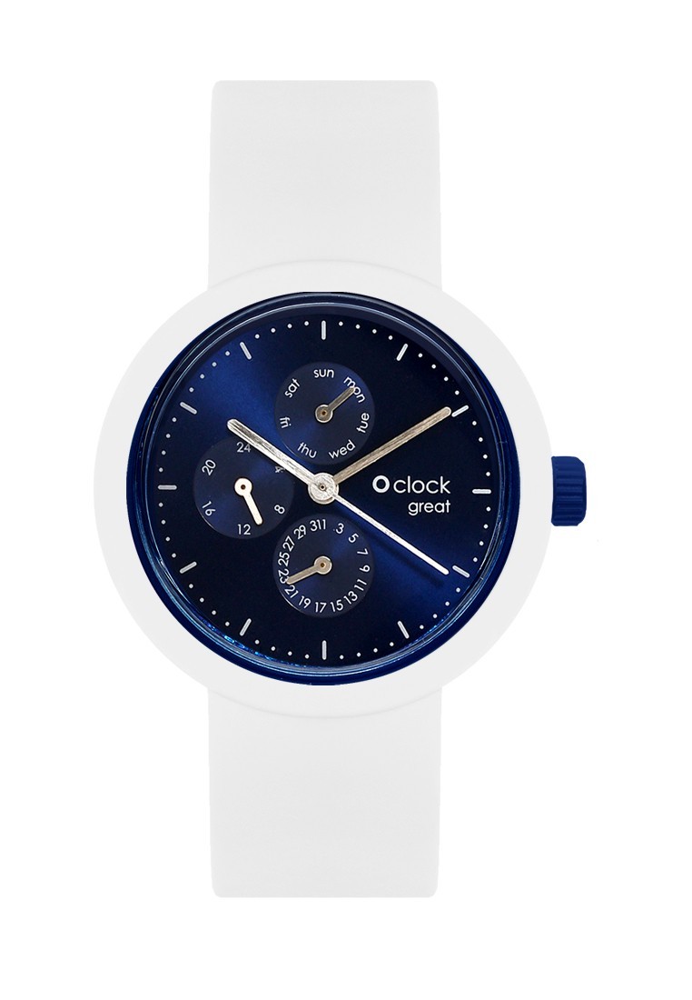 

Годинник O bag O clock Great M Синій/Срібло/Білий Oclock3932