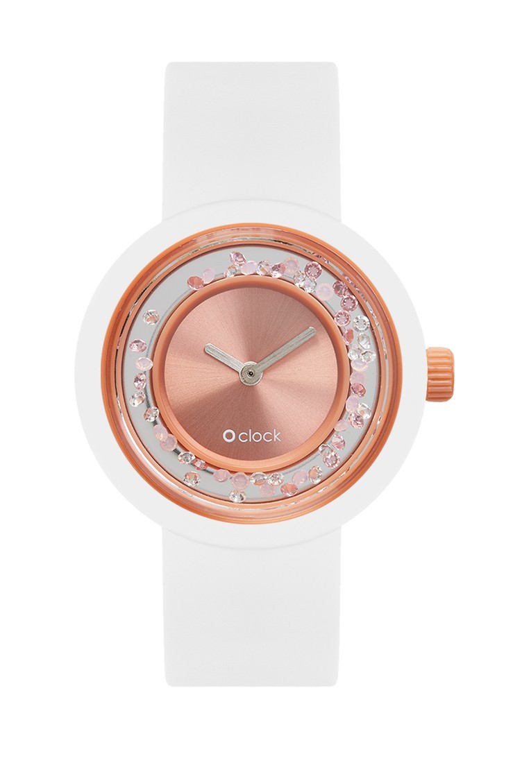 

Часы O bag O clock S Персиковый мусс, Белый Oclock3654