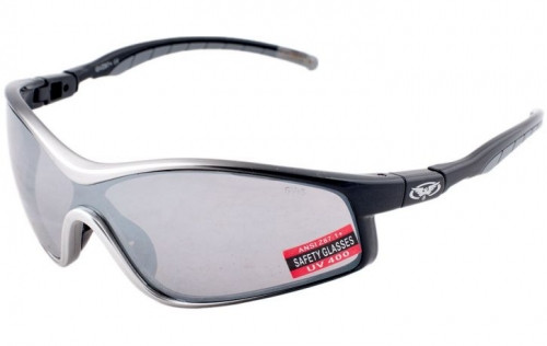 

Спортивные очки Global Vision Eyewear HOME RUN Silver Mirror