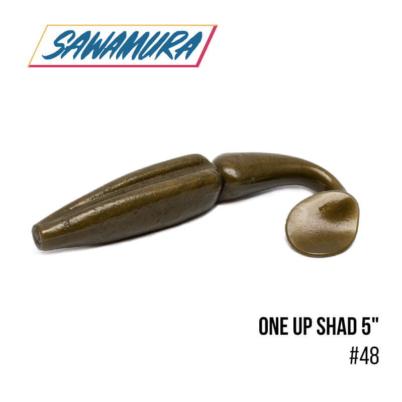 

Виброхвост Sawamura One'Up Shad 5" (6 шт.) (48)