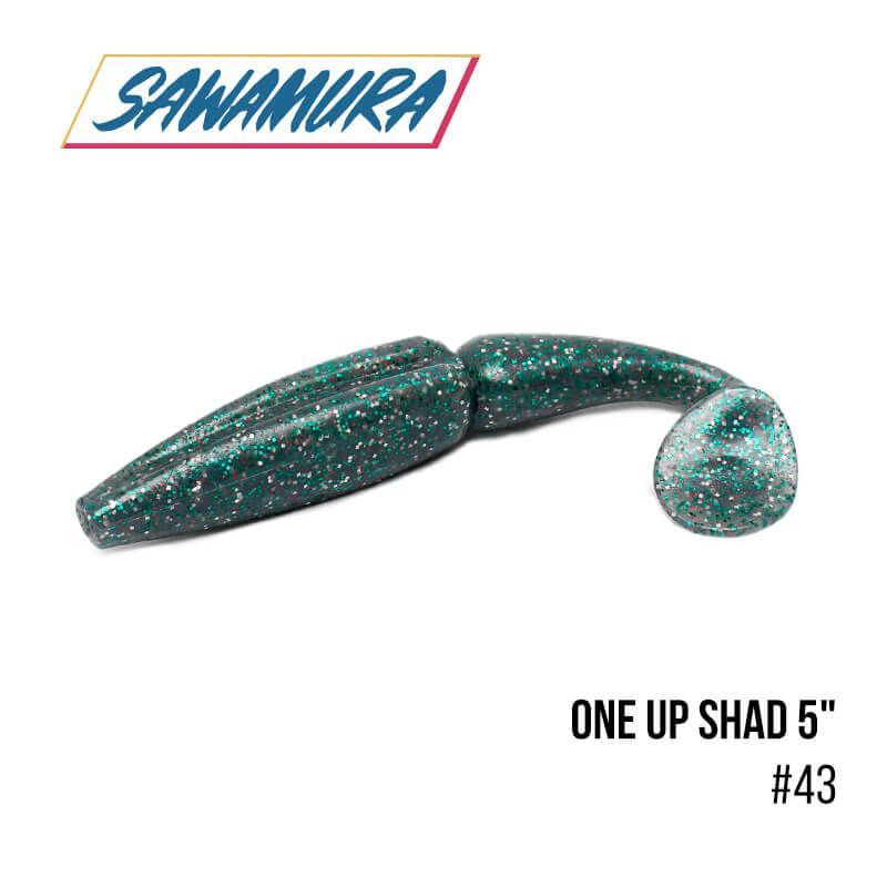 

Виброхвост Sawamura One'Up Shad 5" (6 шт.) (43)