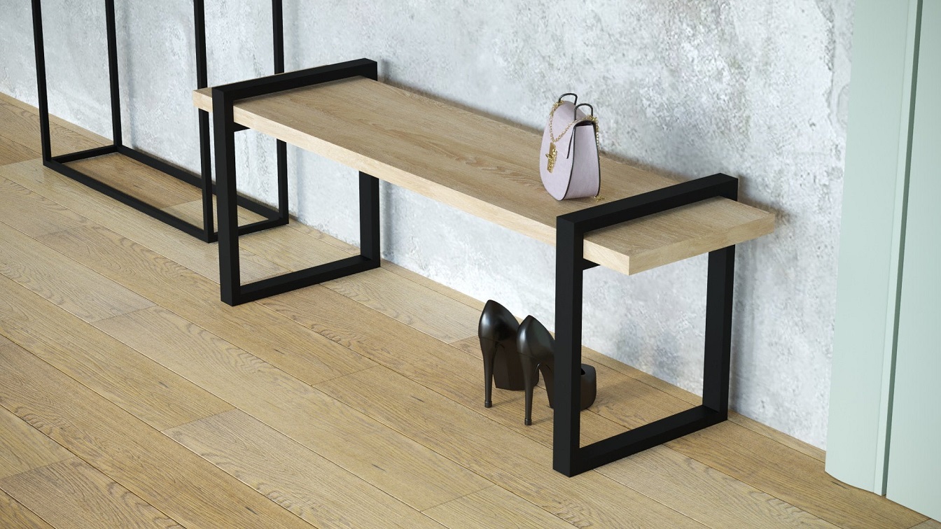 

Банкетка в стиле Лофт М3 Сосна L 35х100х50 см (00017-2)