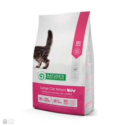 

Корм для котят крупных пород Nature's Protection Large Cat Kitten 2 кг