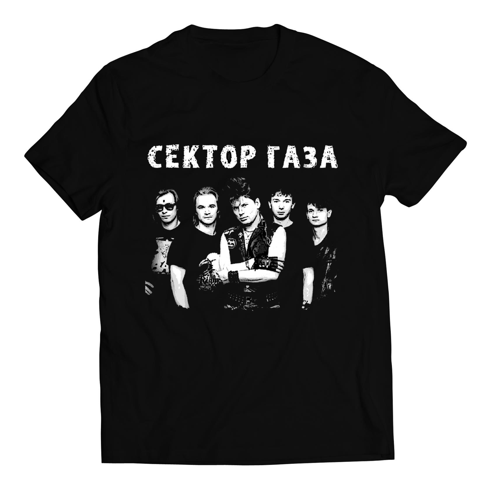 

Футболка Stedman Сектор Газа Band  Черная, Футболка Stedman Сектор Газа Band XL Черная