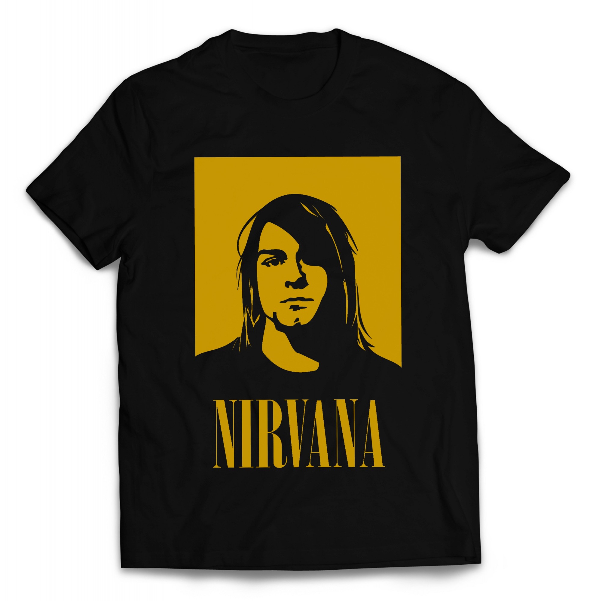 

Футболка Stedman Nirvana Series Kurt Kobain Logo XS Черная