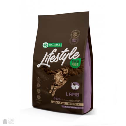 

Сухой корм для собак Nature's Protection Lifestyle Grain Free Lamb Adult All Breeds с мясом ягненка 1,5 кг
