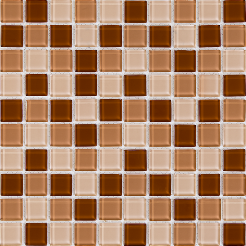 

Мозаика Mozaico de LUX K-MOS K4015 (23x23) BROWN MIX