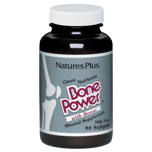 

Кальций с Бором Natures Plus Bone Power 90 капсул