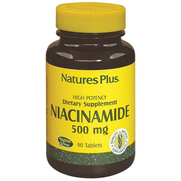 

Ниацин Natures Plus Vitamin В-3 Niacin 500 mg 90 таблеток