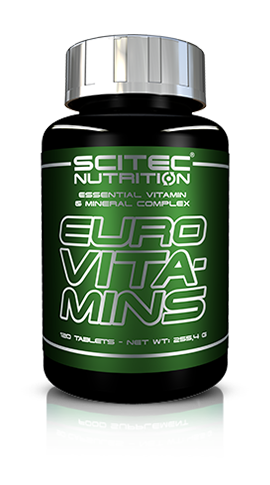 

Комплекс витаминов Scitec Nutrition Euro Vita-Mins 120 таблеток