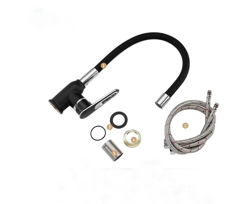 

Смеситель для кухни FRAP F4049-6 черный