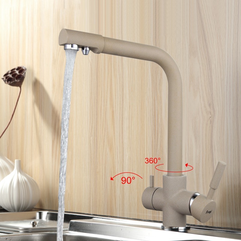 

Смеситель для кухни Frap F4352-20 на две воды
