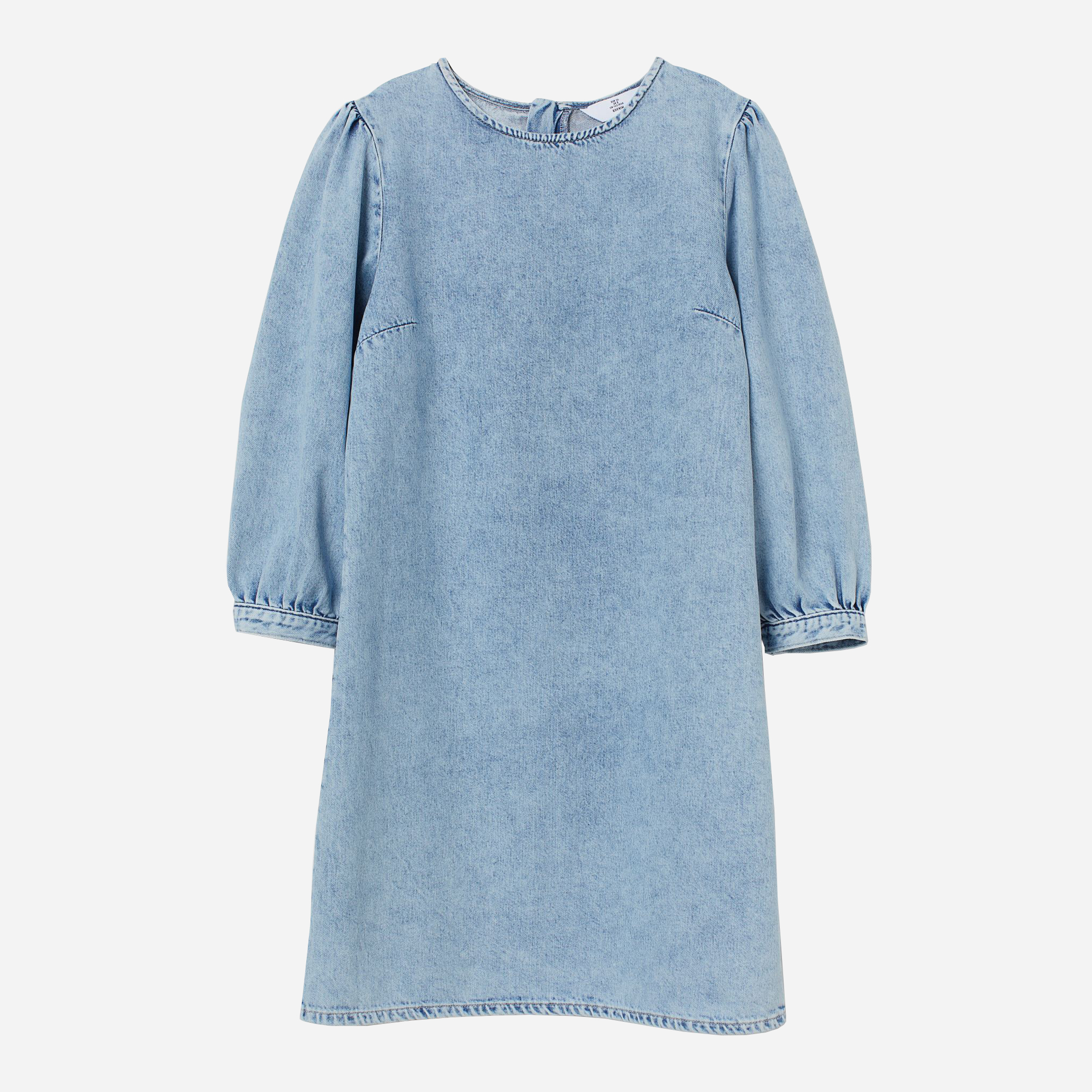 

Джинсовое платье H&M 0855180001 40 (170/92А) Светло-голубое