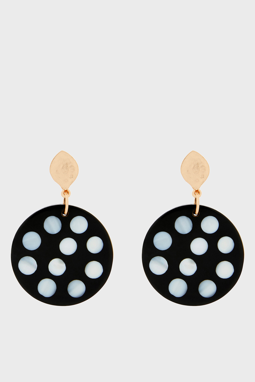 

Женские черные серьги SPOTTY SHELL DROP EA Accessorize OS 884915