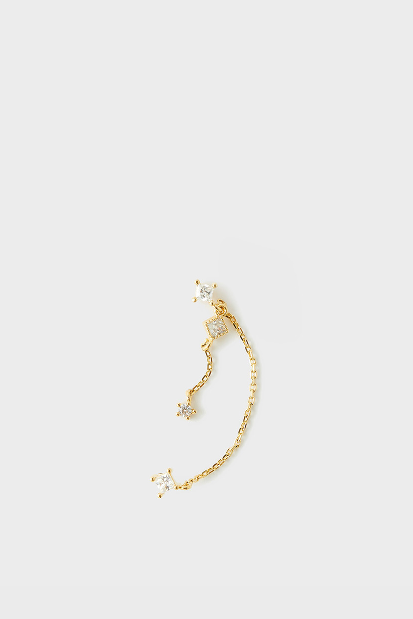 

Женская золотистая серьга-кафф Accessorize OS 981502