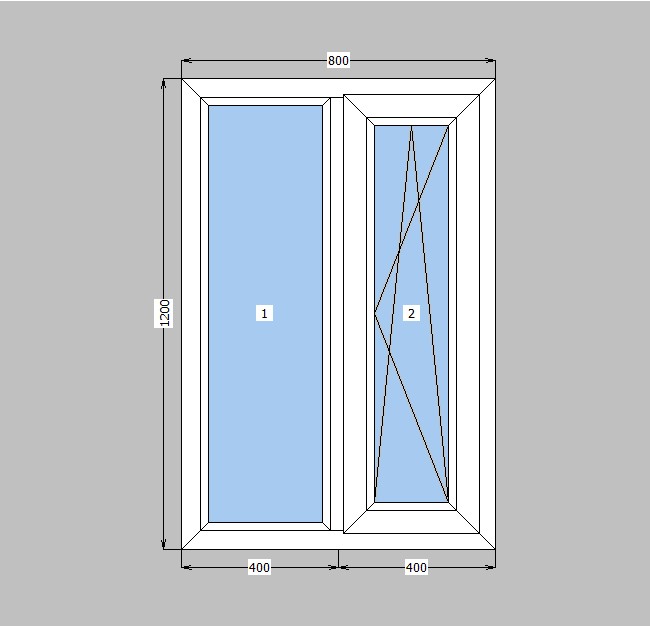 

ПВХ окно Glasso Glass 5S одностворчатое поворотно-откидное (фурнитура Axor Standart) 800х1200 мм Дуб золотой