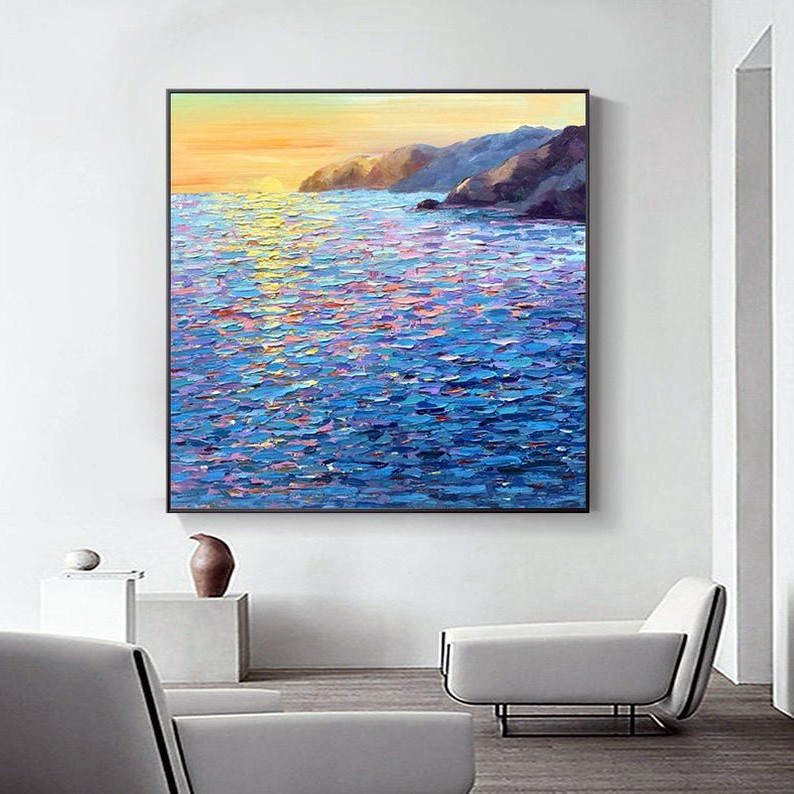 

Картина морской пейзаж ArtSale more0011 размер 70 х 70 см