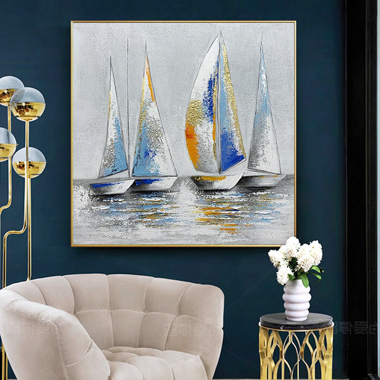 

Картина морской пейзаж ArtSale more0032 размер 70 х 70 см