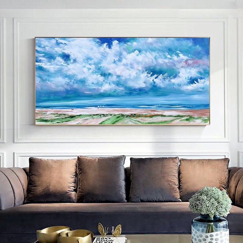 

Картина морской пейзаж ArtSale more0030 размер 50 х 100 см