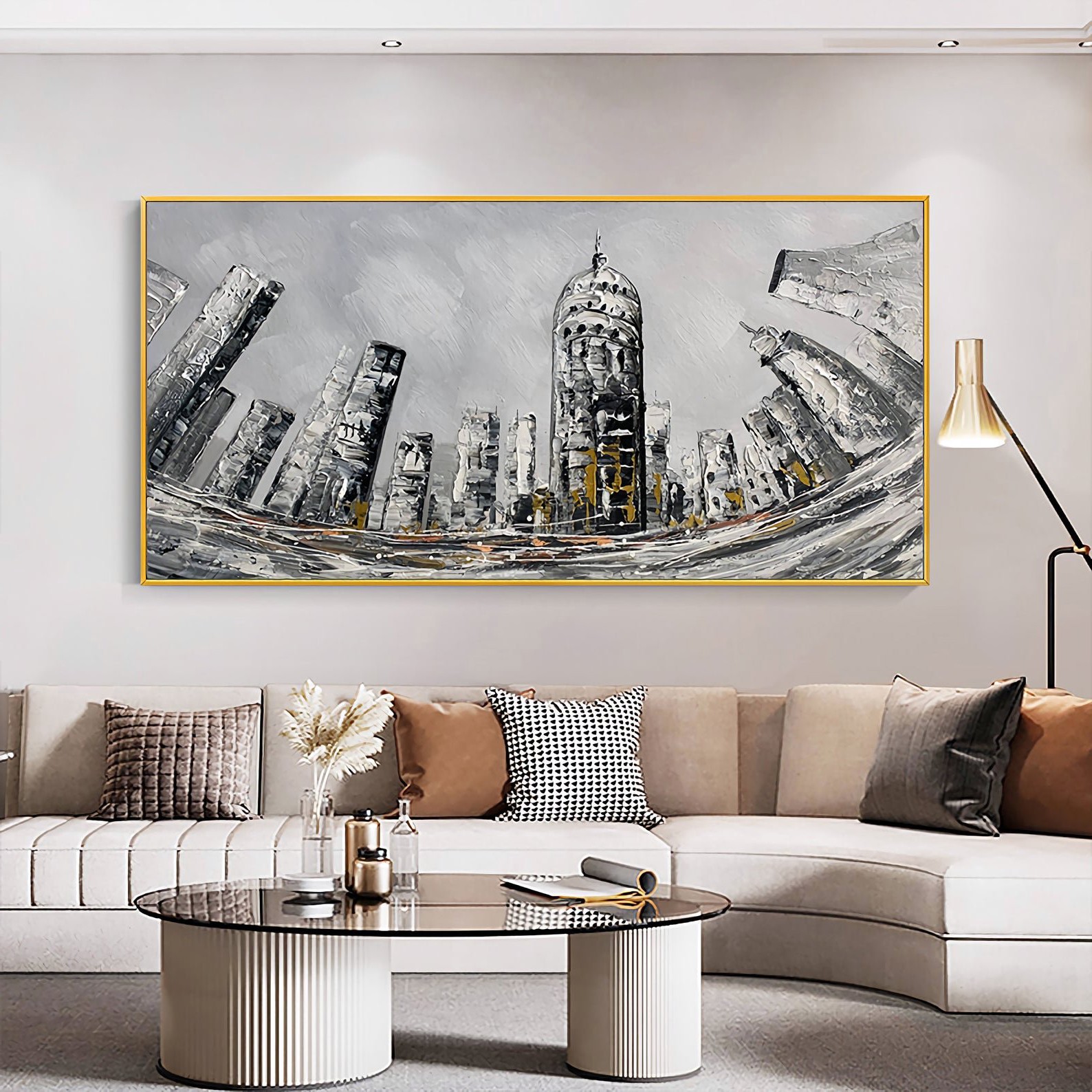 

Картина городской пейзаж ArtSale sity0034 размер 50 х 100 см
