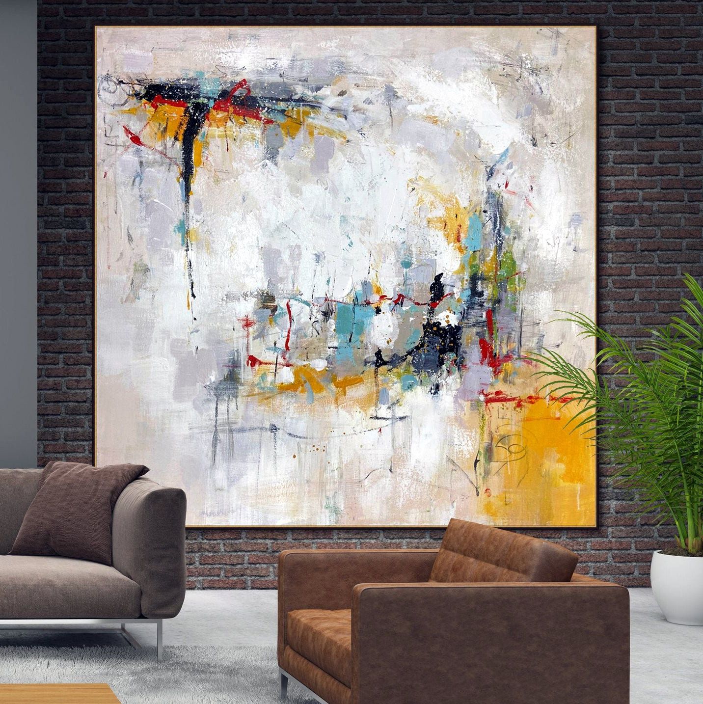 

Картина абстракция ArtSale abst0148 размер 70 х 70 см