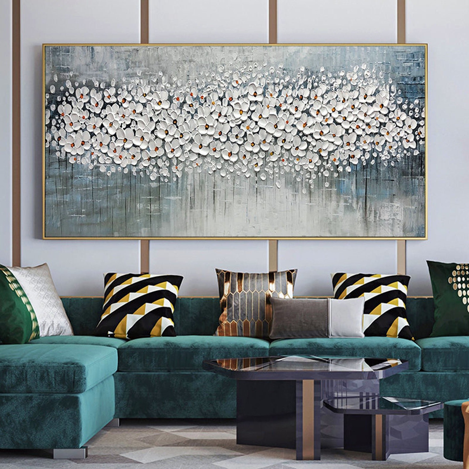 

Картина цветы ArtSale flwr0116 размер 50 х 100 см