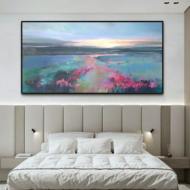 

Картина маслом пейзаж ArtSale ntrl0109 размер 50 х 100 см