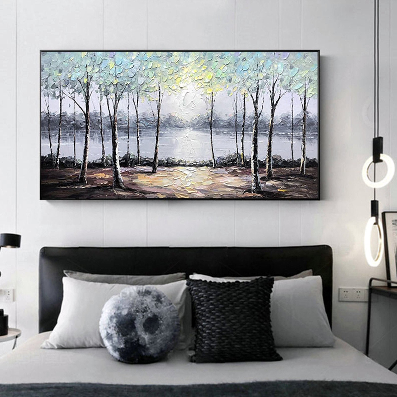 

Картина маслом пейзаж ArtSale ntrl0050 размер 50 х 100 см