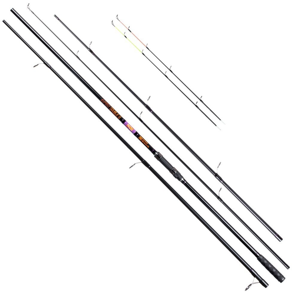

Удилище фидерное Brain Apex Double 3.90m 4.0lbs/max 180g