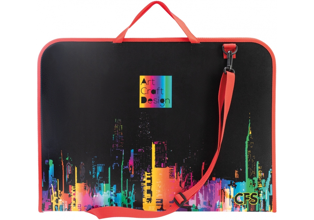 

Портфель "CoolForSchool" №CF30003-01 A3 пластикова на блискавці Colourful