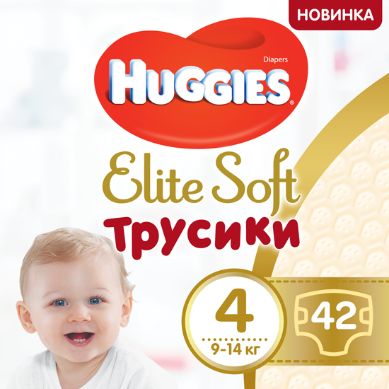 

Трусики-подгузники детские Huggies Elite Soft Pants 4 (9-14 кг) 42 шт