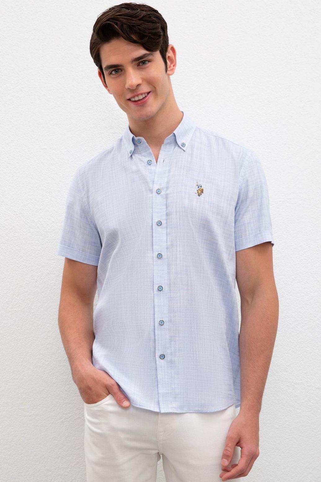 

Рубашка мужская U.. Polo Assn. Светло-голубой  (991121 VR036, Рубашка мужская U.S. Polo Assn. Светло-голубой s (991121 VR036)