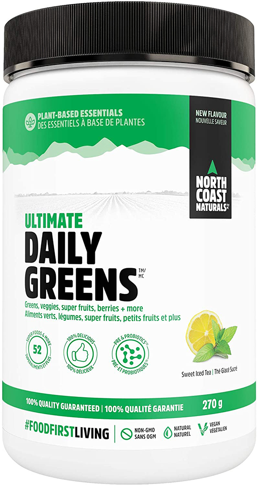 

Натуральная добавка North Coast Naturals NCN Daily Greens 270 г Сладкий чай со льдом (627933101637)