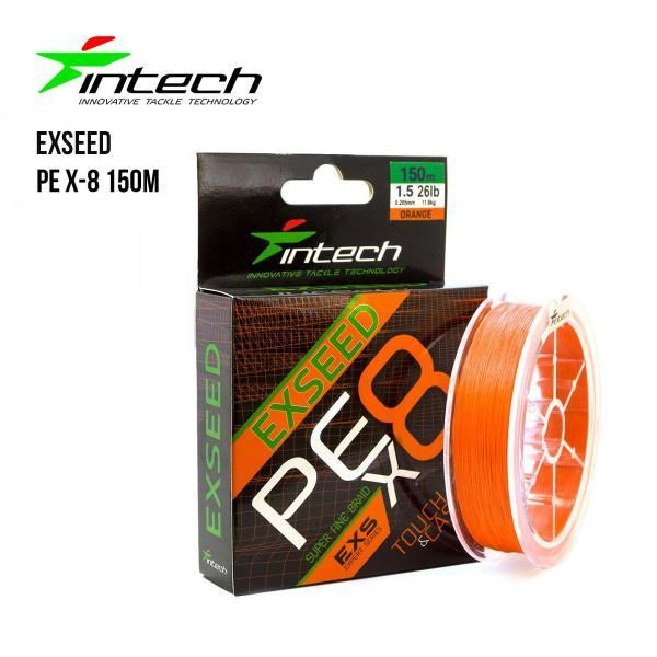 

Шнур плетеный Intech Exseed PE X-8 150m (1.5 (26lb / 11.8kg))