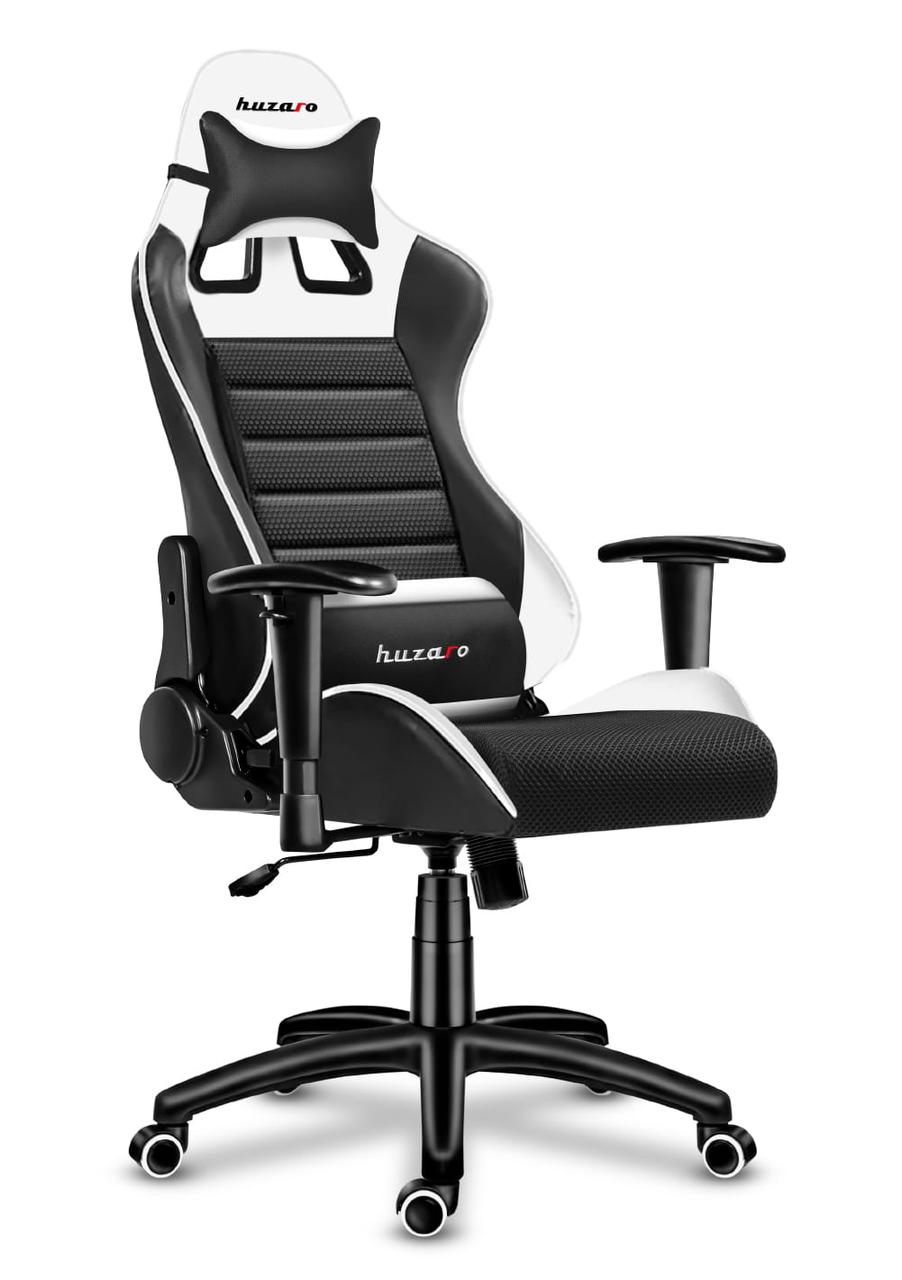 

Игровое кресло компьтерное HUZARO FORCE 6.0 White Mesh Обивка ткань