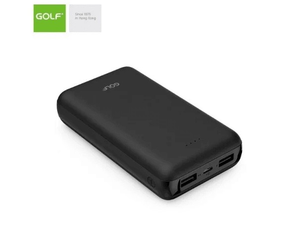

Внешний аккумулятор Power Bank Golf G63 20000mAh White Черный