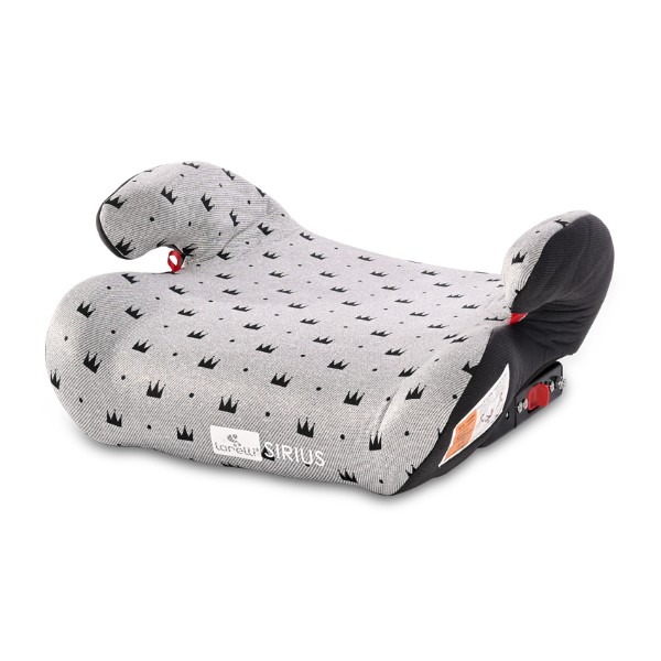 

Автокресло Lorelli SIRIUS Fix (15-36кг) (grey crowns)