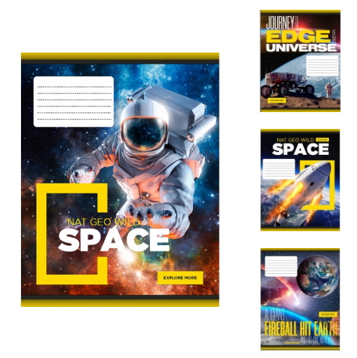 

Набор тетрадей 18 лин. YES Space, цена за уп. 25шт(765614)