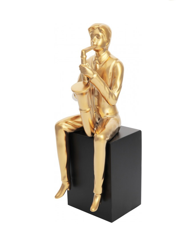 

Декоративная статуэтка Kayoom Saxophone Player Gold