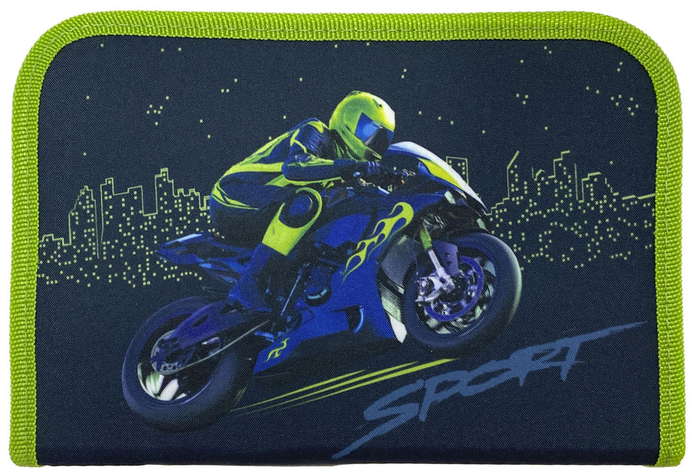 

Пенал Class Motobike 1 отделение пустой (21008C/8591662210088)