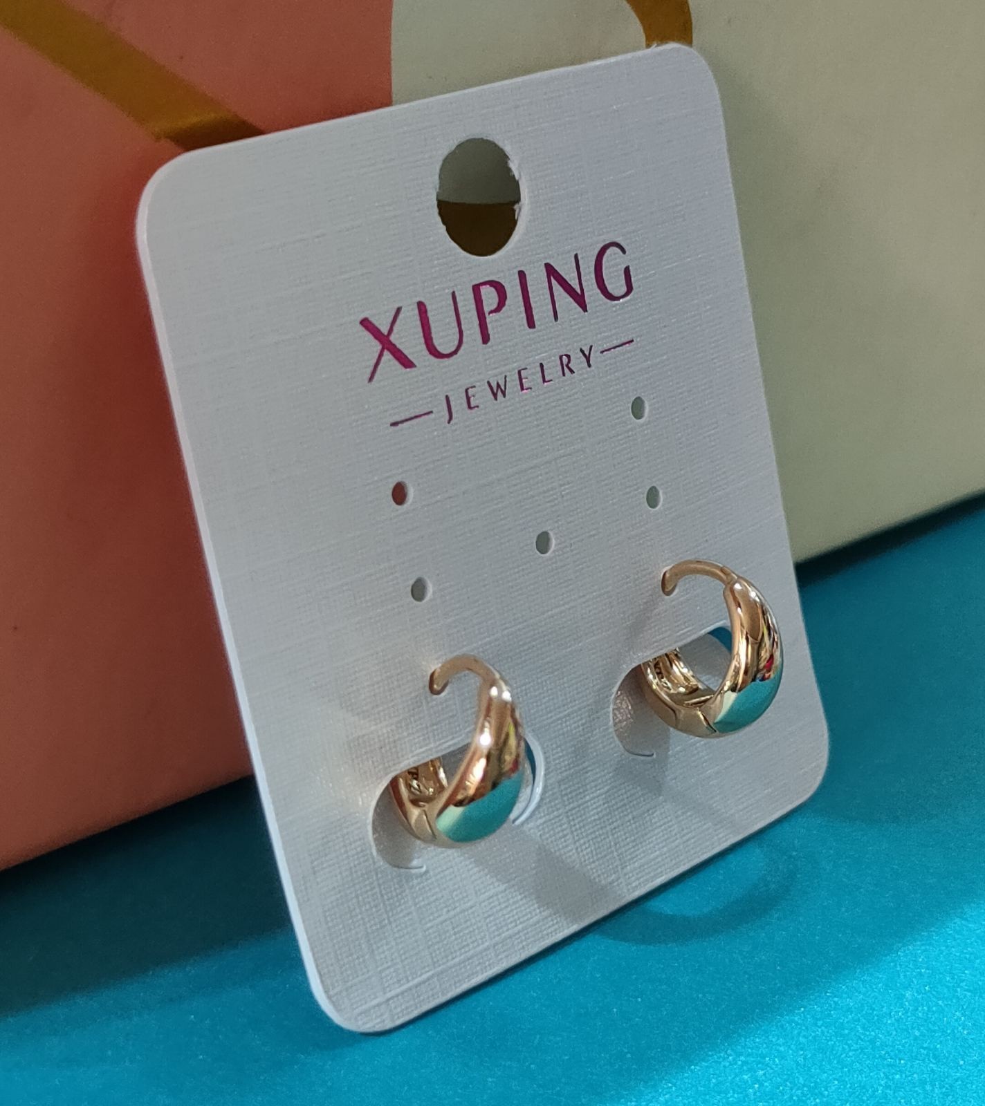 

Серьги Xuping Кольца позолота 99848