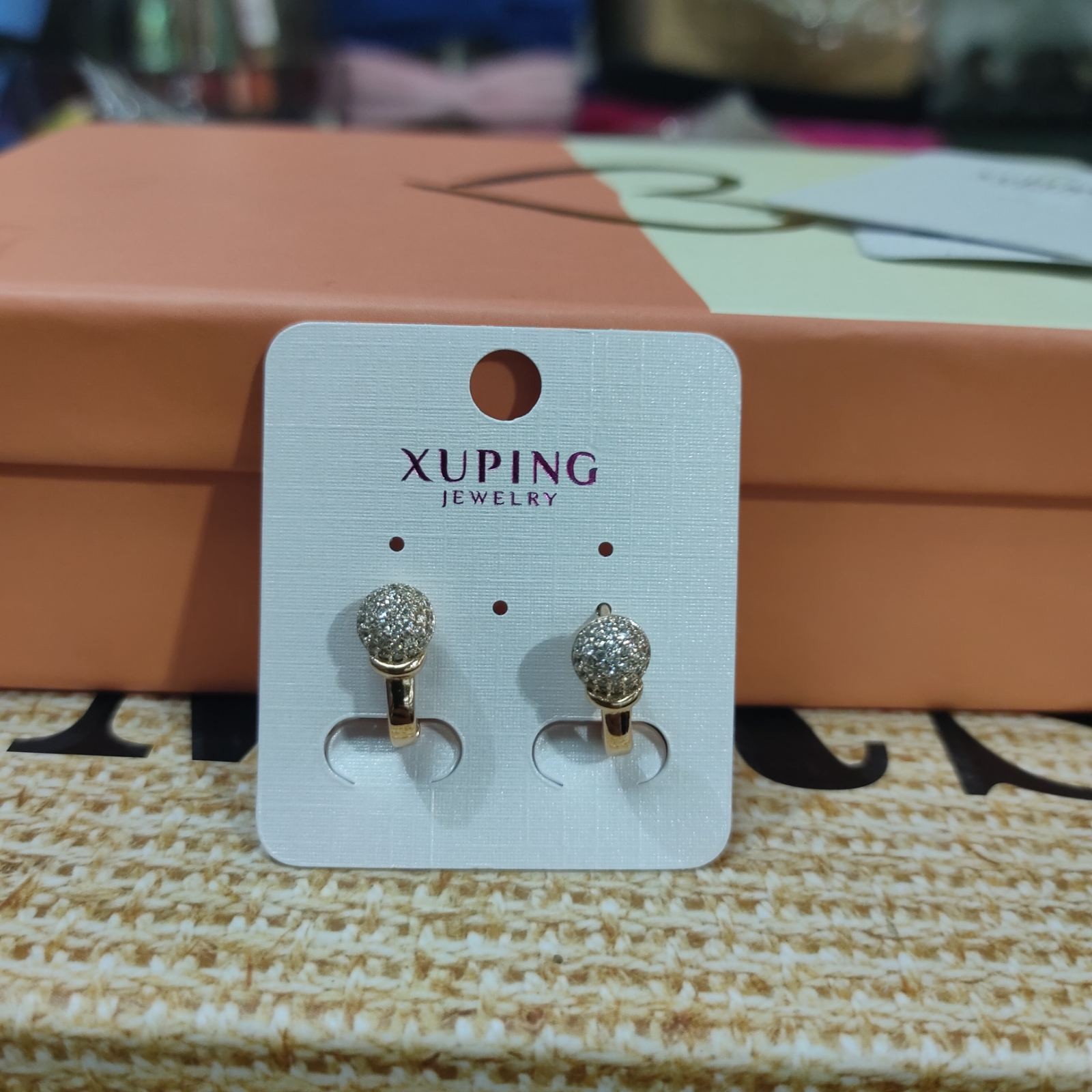 

Серьги Xuping позолота 99749