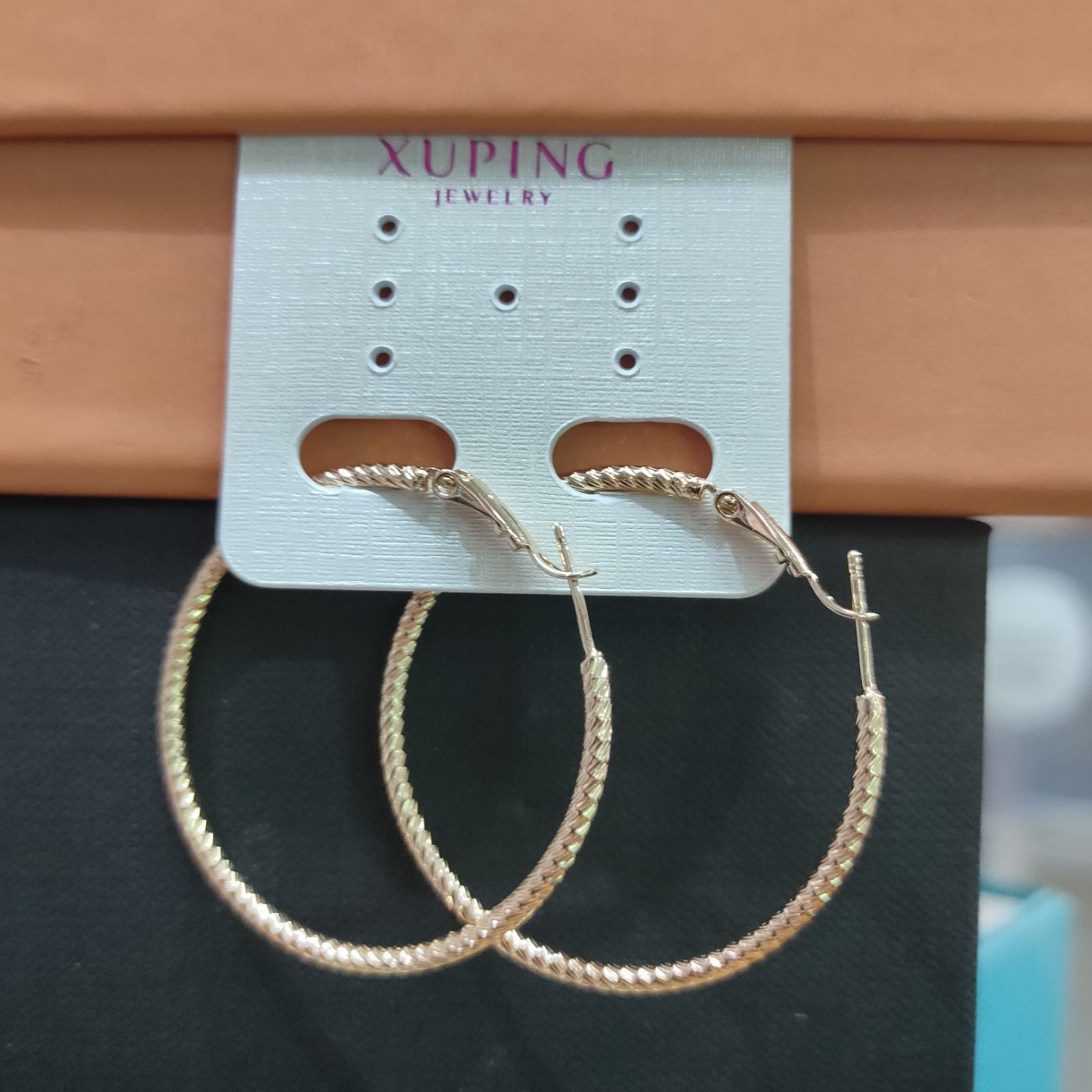 

Серьги Xuping Кольца позолота 99836